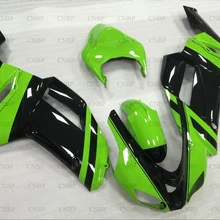 636 Zx-6r 2007-2008 Кузов ниндзя Zx-6r 2008 набор для всего тела ниндзя Zx-6r 2007 зелено-черные обтекатели