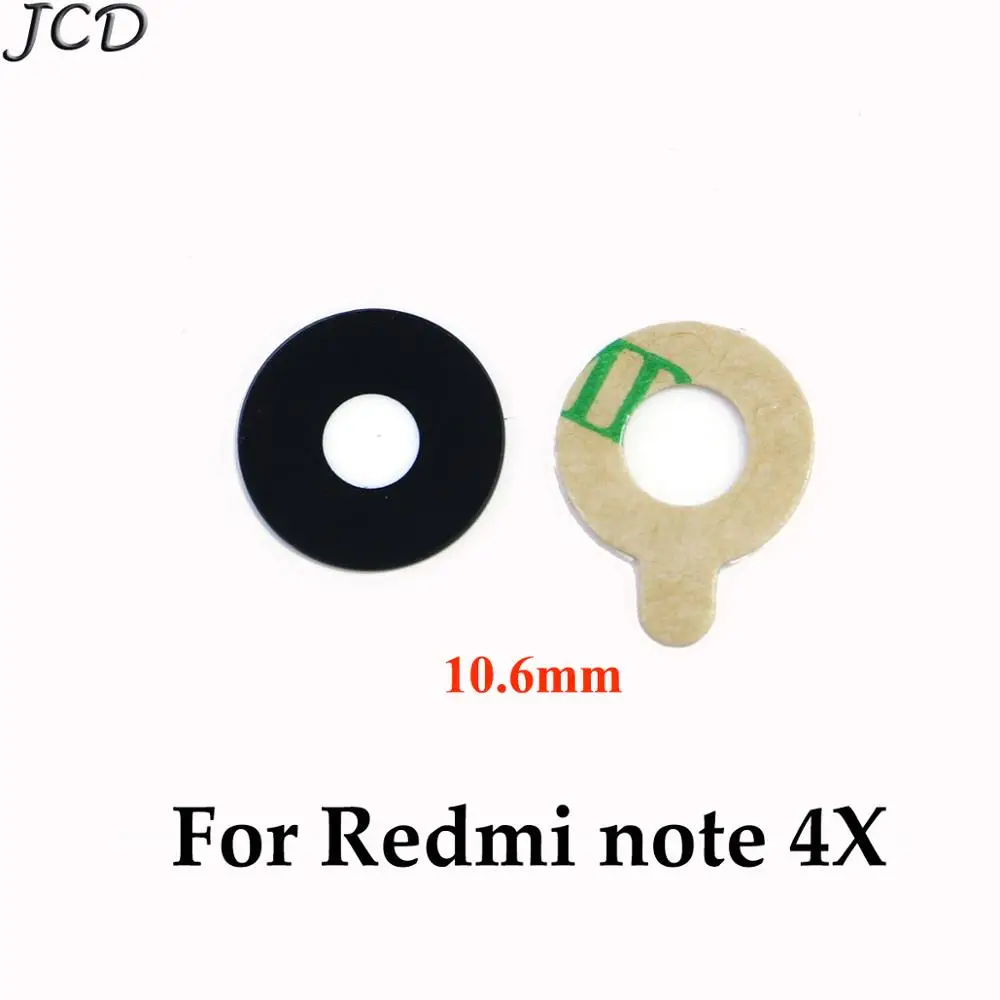 JCD для Xiaomi Redmi Note 4 Note4 note 4X note4X стеклянный объектив камеры с клеем|Шлейфы мобильных