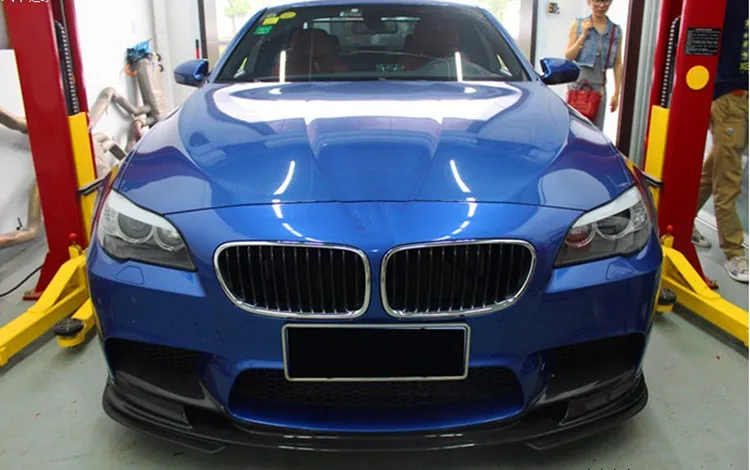 5 Series F10 M5 carbon fiber front lip fit for F10 M5 to 3D design style M5  3D design style carbon fiber parts (4)_