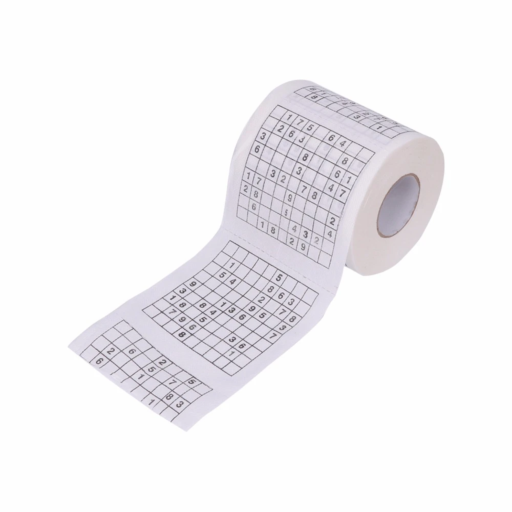 Durable Sudoku Su Printed Tissue Paper Toilet Roll Paper Good Puzzle Game  Health Sanitary Paper Toilet Tissue - Toilet Tissue - AliExpress