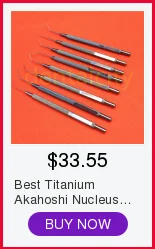 Titânio Scleral Plug Fórceps Instrumentos Cirúrgicos Oftálmicos 11 High Quality Beleza e saúde
