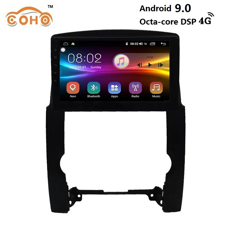 

Android 9.0 8-core anti radar car Radio GPS navigation bluetooth auto for KIA Sorento 2009-2012
