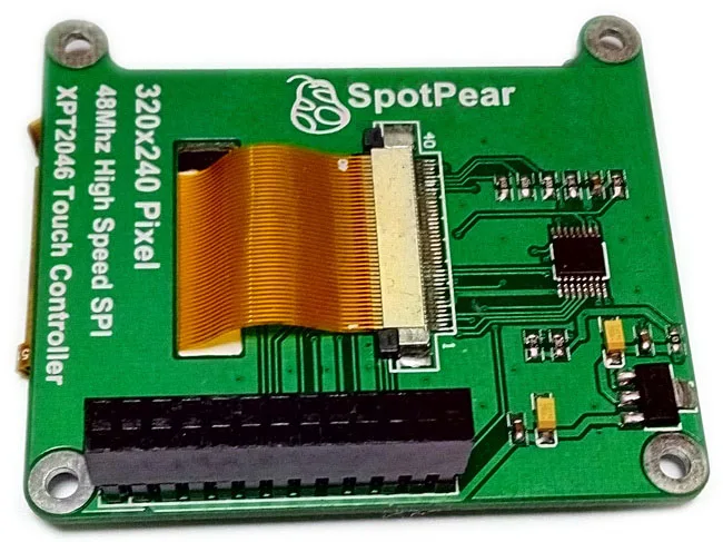 Raspberry Pi LCD 2 4 дюймовый сенсорный экран 48 МГц высокоскоростной ЖК дисплей smart than pi 3 5