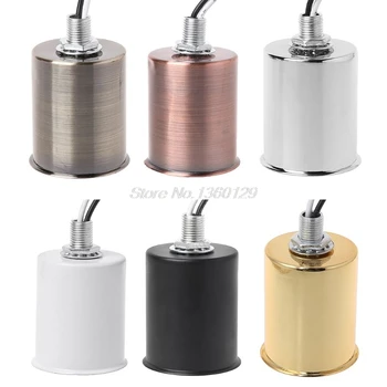 

Round E27 Ceramic Screw Base LED Light Bulb Socket DIY Lamp Holder Adapter for Crystal lamp Candle lamp Table lamp Dropship