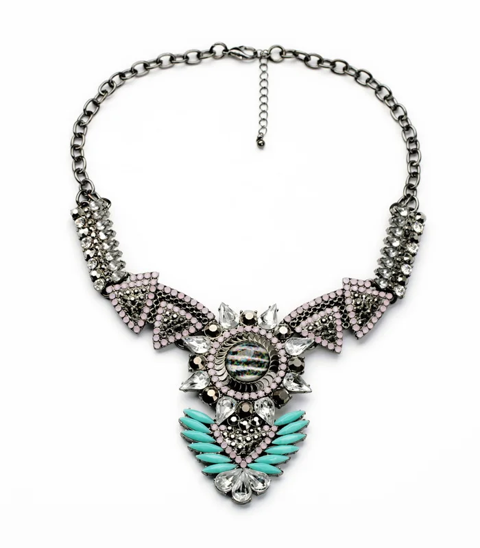 

Free Shipping Costume Wholesale Elegant Simple Accessories Luxurious Trend Retro Chakra Necklace