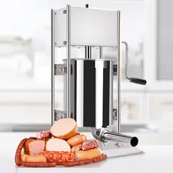 10л сосиски домашнего приготовления шприц из нержавеющей стали машина для приготовления колбасы DIY колбасы шприц для колбасы наполнитель