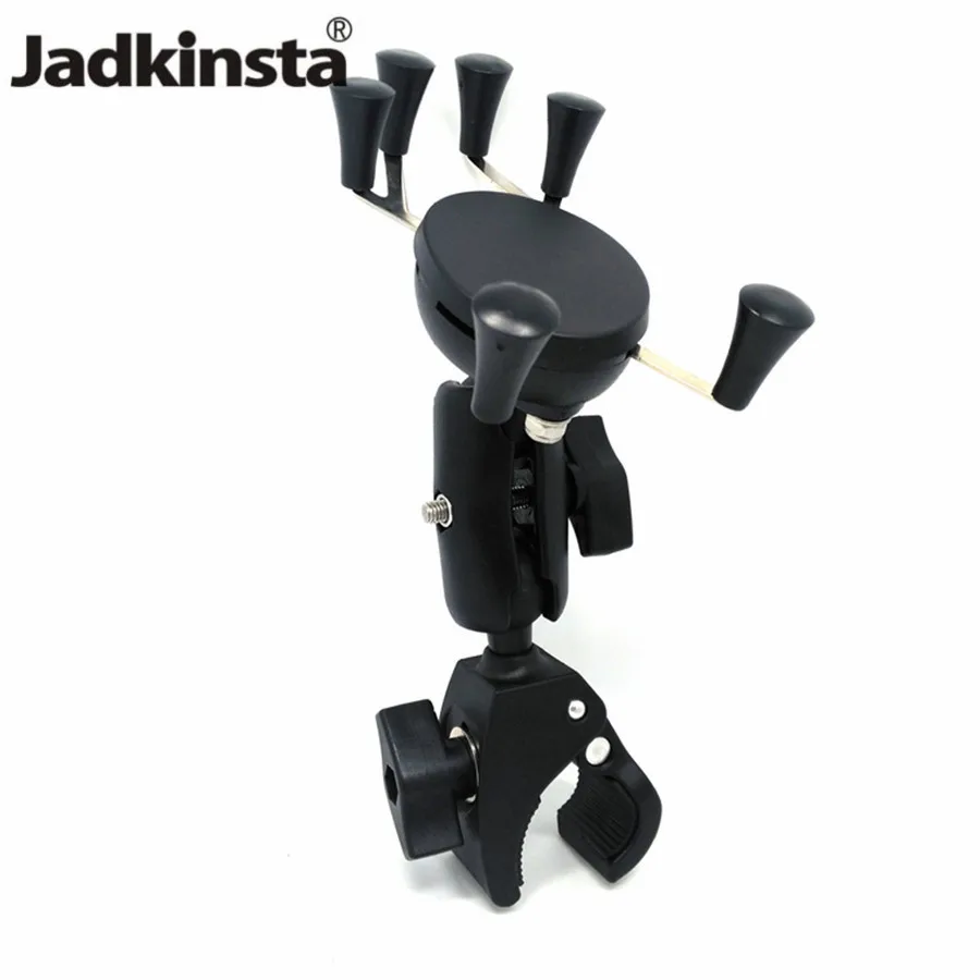 Jadkinsta Motorcycle Handlebar Clamp Rail Mount Phone