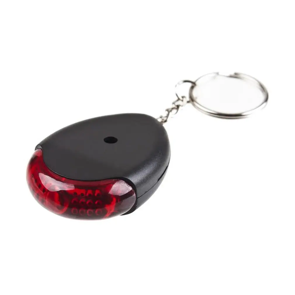 

New LED Sound Control Torch Lost Key LOCATOR WHISTLE LED LIGHT CHAIN Or Wallet Locator Finder Keyring Keychain