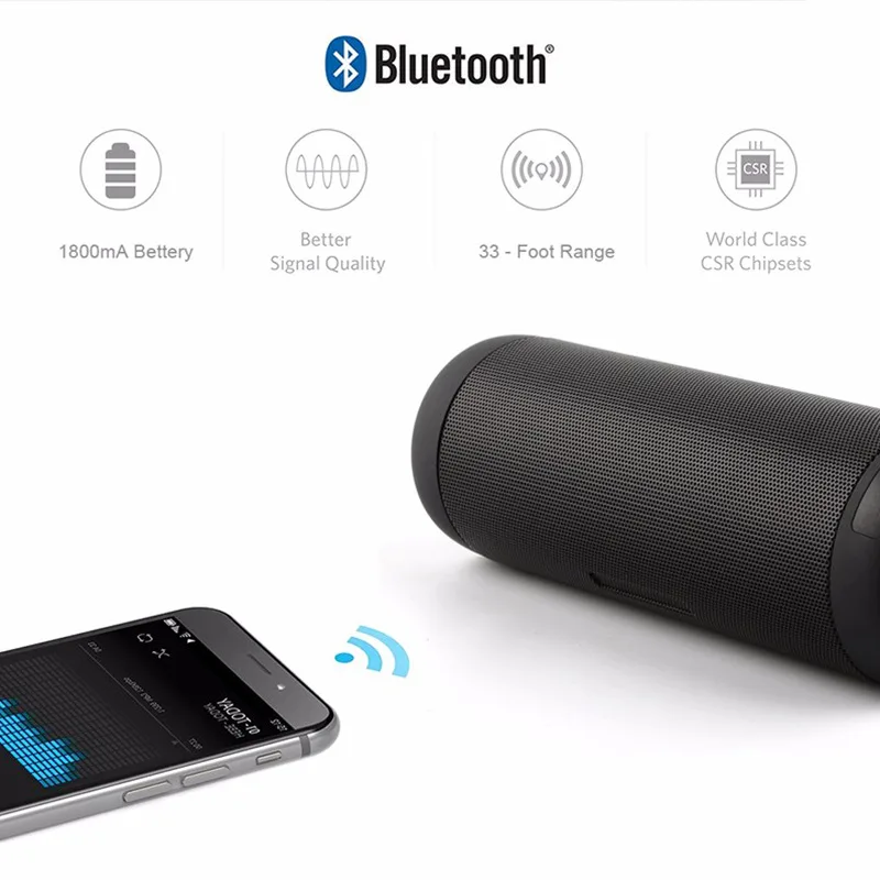 Портативный интеллектуальный Bluetooth динамик открытый многофункциональный динамик Bluetooth с освещением стерео басовый эффект динамик