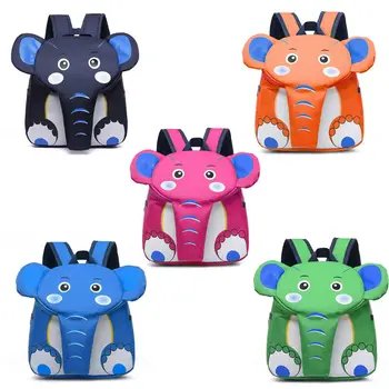 

Fashion Children Cartoon Elephant Shape Backpack Shoulder Bag Kindergarten Boys Girls Schoolbag Rucksack For Toddler Kids 2019