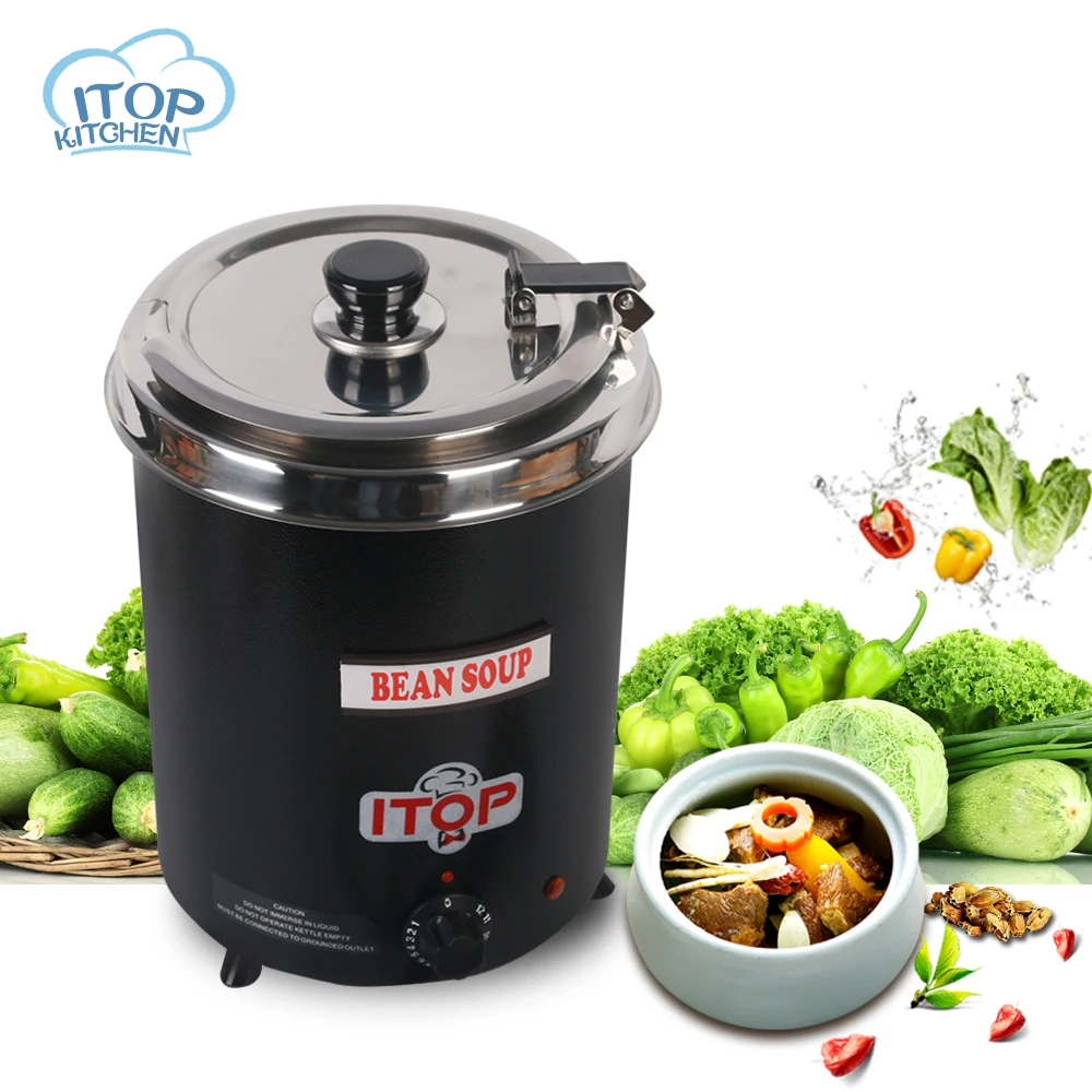 

ITOP BS-W5.7 Soup Warmer Electric Adjustable Heat Soup Kettle Wet Heat Boiler