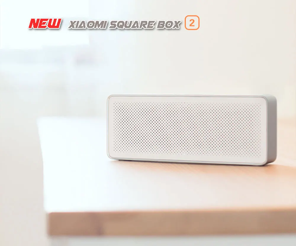 Xiaomi квадратная коробка 2 мини беспроводная Bluetooth 4,0 Портативная колонка Hands-free Звонки музыкальный плеер с микрофоном книжная полка для телефона ПК