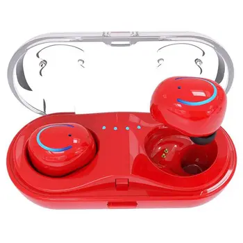 

Top Deals HBQ Q18 Mini Wireless BT Earphones Music Headset Touch-Earphone In-ear Noise Reduce Earbud with Portable Power Box