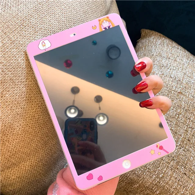 3 Протектор экрана из закаленного стекла для iPad Mini4/Mini5 7,9 дюймов милый Сейлор Мун мультфильм животных шаблон - Цвет: 3