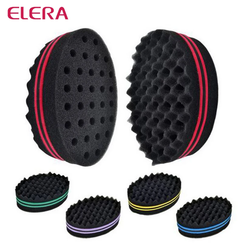 Buy ELERA magic double side oval twist hair sponge
