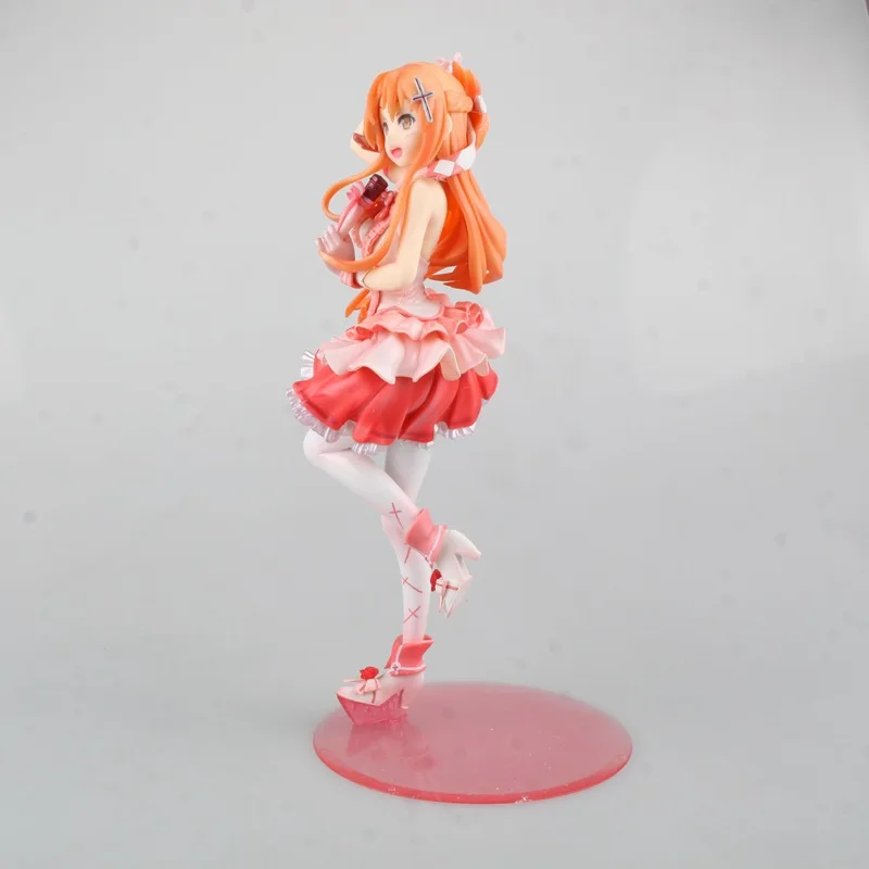 Аниме 22 см Sword Art Online II Asuna &quotThe Flash&quot Idol of the Aincrad Ver. 1/8 весы ПВХ фигурка