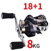 Япония 18bb+ 1 подшипник углерода baitcasting строю высокого класса 8 кг силы сопротивления