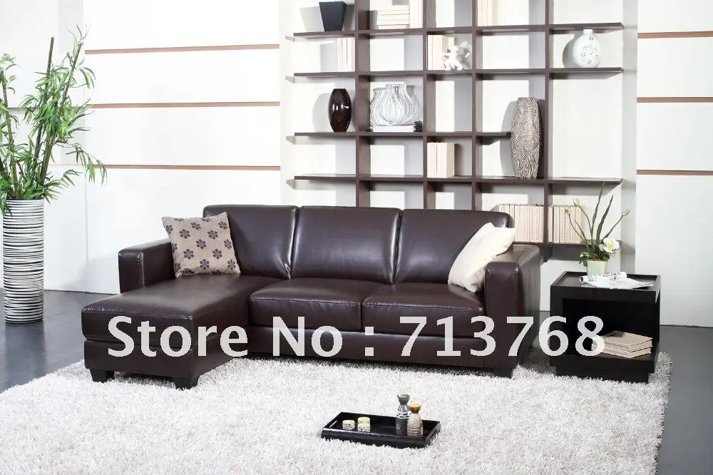 Современная мебель/кожаный диван для гостиной/угловой MCNO428|modern furniture|living room leather