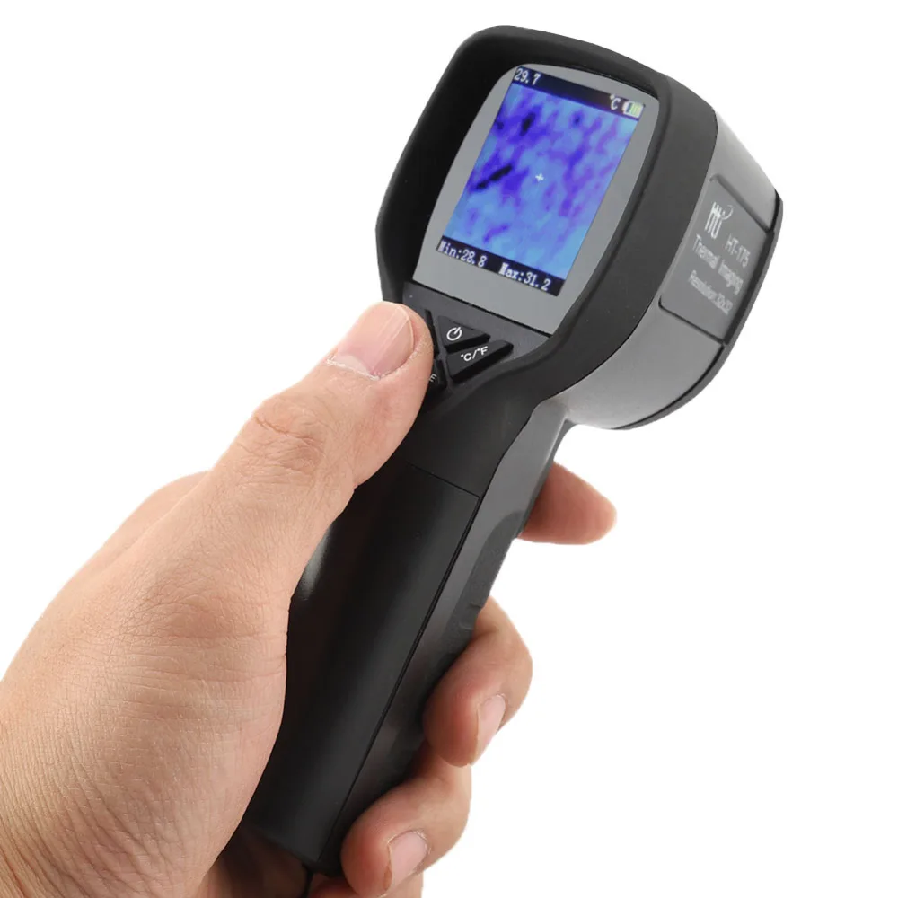 

HT-175 Professional Infrared Thermometer Mini LCD Digital Handheld Imagic Thermal Imaging Camera Pyrometer -20-300C/-4-572F