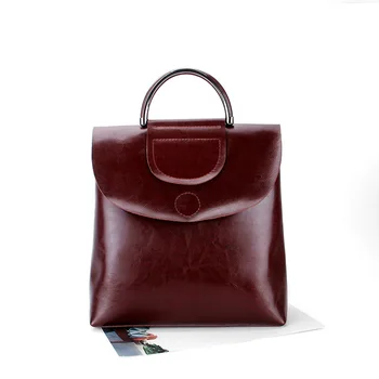 

Women backpacks high quality Genuine leather teenagers Multi-function School Bag Shoulder Women Casual BackPacks Travel Bag