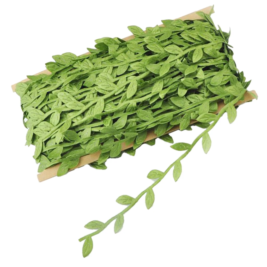 40 Meters Artificial Trailing Ivy Vine Leaf Greenery Garland Plants Foliage Flowers-Wedding Party Decorations