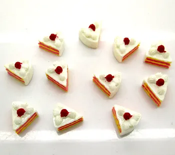 

20Pcs Resin White Cake Decoration Crafts Flatback Cabochon Scrapbooking Fit Phone Embellishments Beads Diy Accessories