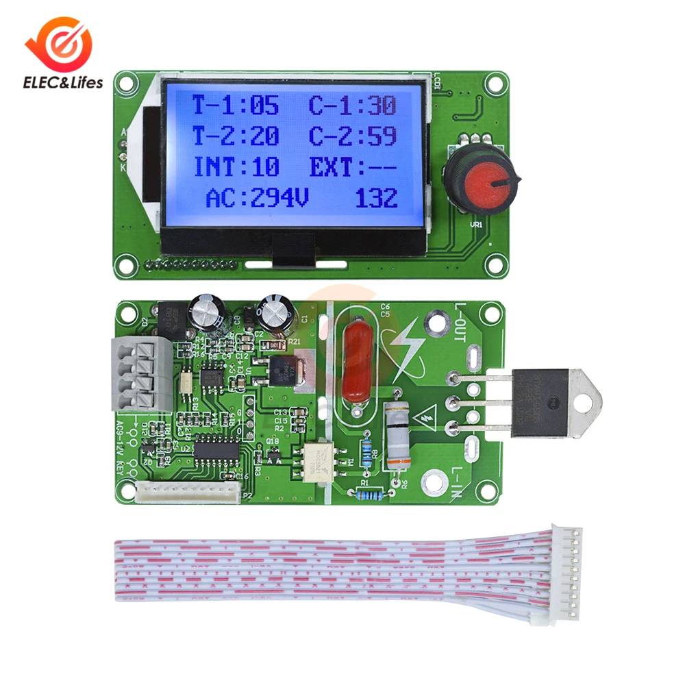 40A 100A lcd цифровой двойной импульсный кодер точечный Сварочный Модуль панели управления DIY для 18650 литиевой батареи/батареи группы сварки