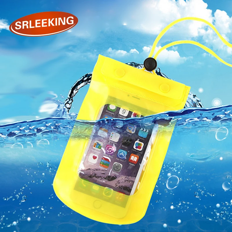 SRLEEKING 5pcs/lot Beach App Mobile Phone Bag Outdoor Swimming Phone Mobile Waterproof PVC Bag