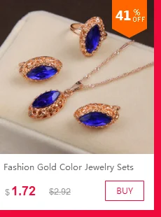 Elegant Luxury Design New Fashion Gold Filled Opal Pendant Necklace Stud Earrings Ring Jewelry Sets Women 3pcs Jewelry Sets