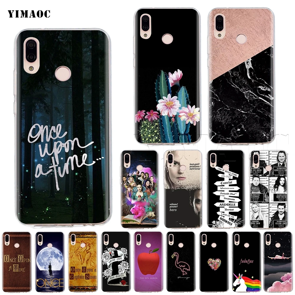 

YIMAOC Once Upon A Time Case for Huawei P8 P9 P10 P20 P30 P Smart Lite Pro Mate 10 Y6 Prime 2018