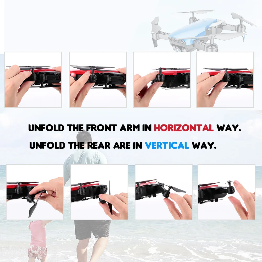 Global Drone Foldable RC Drones with Camera HD Wide Angle Mini Quadcopter High Hold Helicopter Quadrocopter Dron -
