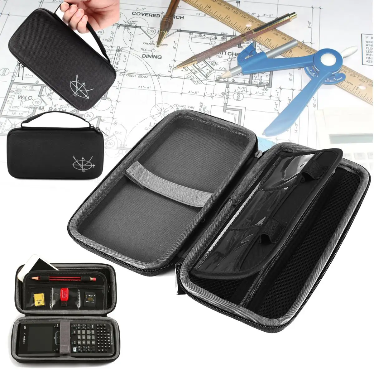 Hard EVA Storage font b Bag b font Shockproo Carrying font b Case b font Box