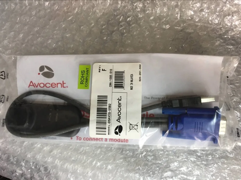 Avocent DSAVIQ-USB2L USB KVM переключатель соединения Virtual media модуль