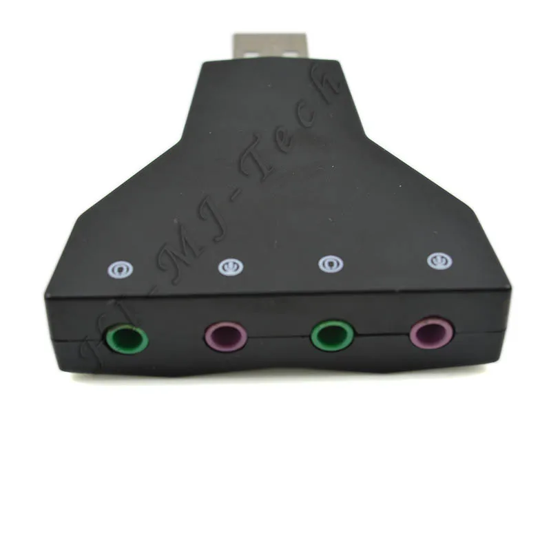 Для ПК ноутбук WinXP/78 Linux MacOS Внешний USB аудио адаптер звуковой карты Виртуальный 7 1