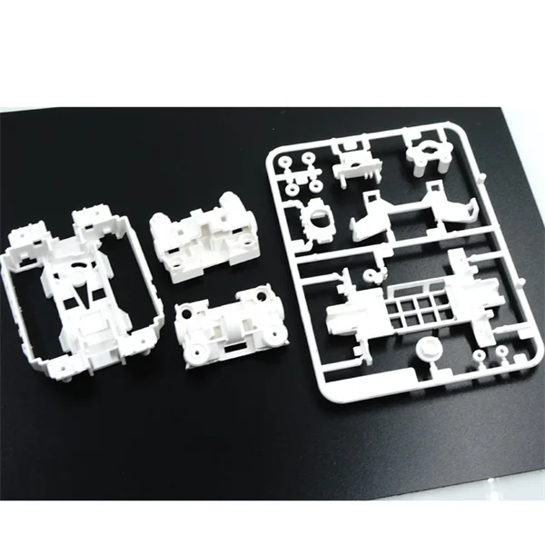 Оригинальная tamiya CNC MS MSL шасси 95235 95234 95246 Розовый Серебряный Фиолетовый с зеленым оранжевым красным для tamiya мини 4wd гоночных автомобилей - Color: from kits white