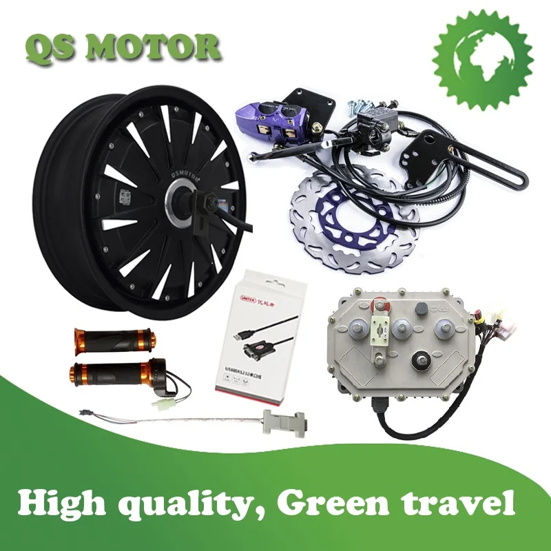

QS 260 12inch 5000W 45H V3 Hub Motor For Electric Motorcycle scooter Conversion Kits Speed 100kph