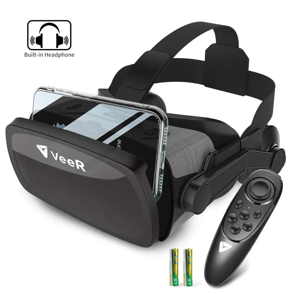 

VeeR Falcon VR Headset Universal Virtual Reality Goggles VR Box with Controller for 4.7-6.3 Smartphones