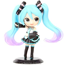 Hatsune Miku Q posket PVC Action Figure Anime Vocaloid Figurine Collectible Model Kids Hot Toys Doll for Children Gift 14CM цена Hatsune Miku Q posket PVC Action Figure Anime Vocaloid Figurine Collectible Model Kids Hot Toys Doll for Children Gift 14CM цены онлайн