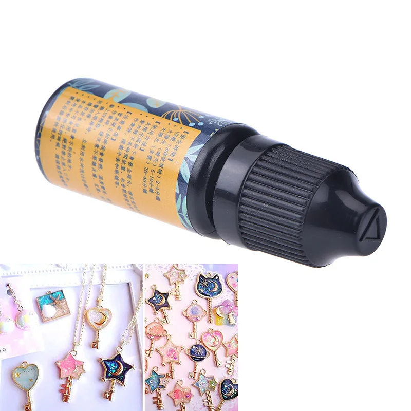

New 10g/bottle UV Resin Epoxy DIY Jewelry Making Transparent Hard Curing Activated Craft