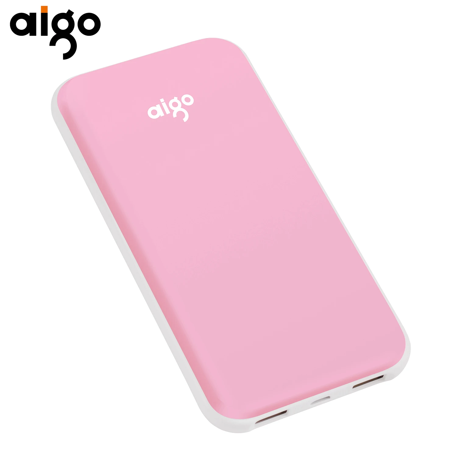 AIGO TF100 10000MAH Power Bank Mobile Backup Bank Dual USB Charger Power Supply Fast Charging battery