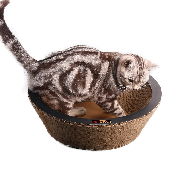 

Round Bowl-Cat Scratcher Fat Cat Bed Round 40cm diameter Cardboard Paper High Quality Cat Toy Scratching Pad