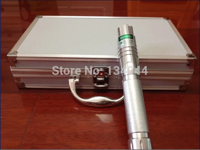 2015-Best-High power focusable green laser pointer 20000mw 20w 532nm burn match/dry wood/paper/black plastic/cigarettes/pop ball |