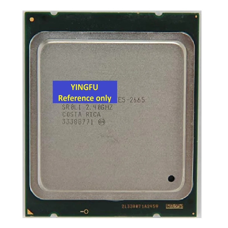 Процессор E5-2665 C2 SR0L1 LGA2011 Процессор процессор 2,40 ГГц 8-Core 20 МБ Кэш 115 W E5 2665 C2 e5-2665C2 испытаны 100% рабочий