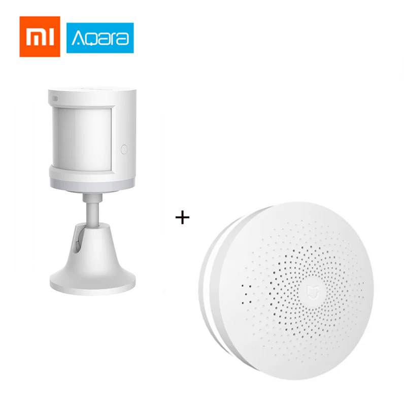 

2018 Xiaomi Aqara Human Body Sensor Smart Body Movement Motion Sensor ZigBee Connection Mi home App via Android & IOS Aqara