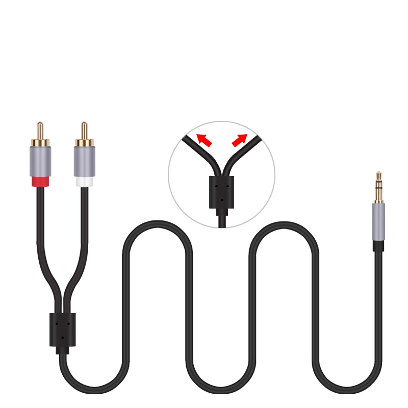 Aux RCA Cable 3.5 Jack 2 RCA to 3.5mm SPDIF RCA Auxiliary Audio Video 2RCA HiFi Aux Speaker wire for Subwoofer Amplifier DVD TV Aux RCA Cable 3.5 Jack 2 RCA to 3.5mm SPDIF RCA Auxiliary Audio Video 2RCA HiFi Aux Speaker wire for Subwoofer Amplifier DVD TV