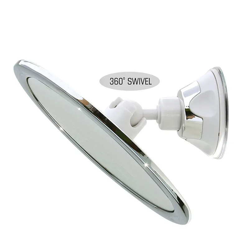 Mrosaa الحمام Fogless مرآة حمام دش مرايا مع الالتصاق و 360 الدورية مكافحة الضباب مرآة الحمام مع ماكينة حلاقة حامل