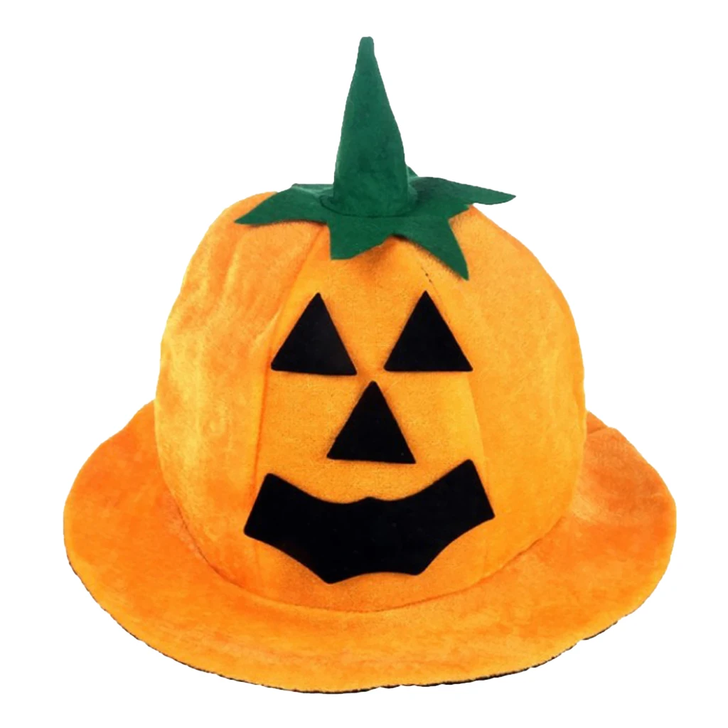 1pcs Novelty Pumpkin Hat Halloween Costume Fancy Dress Party Supplies Props Decoration Costume Ball for Adults Kids