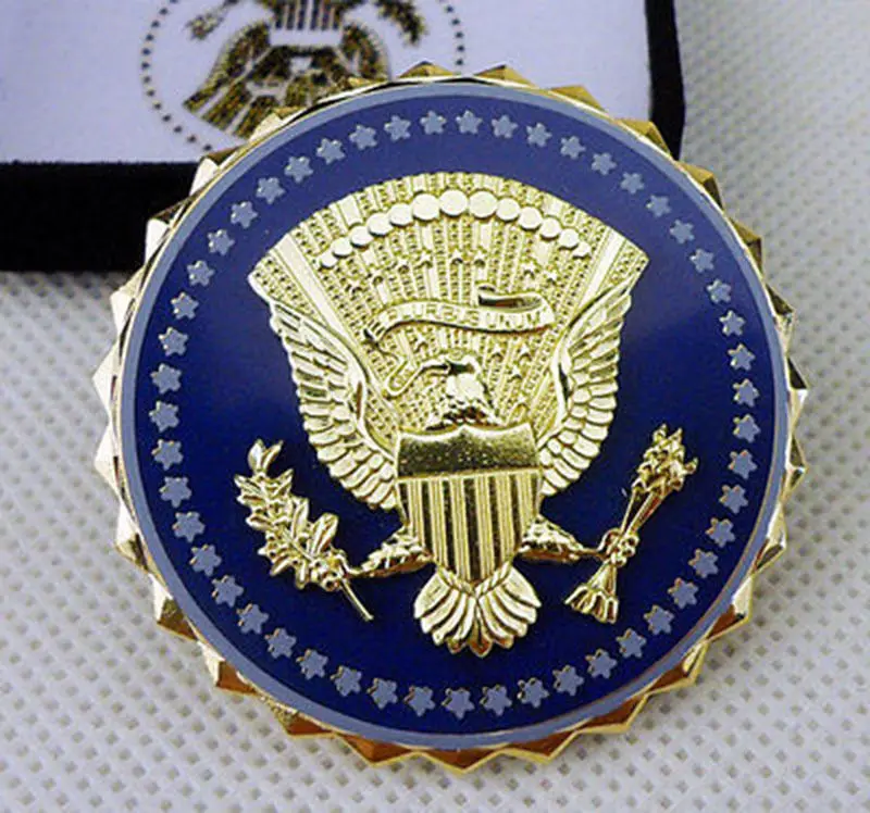 US Presidential Service Metal Badge Pin Insignia With Box-US194