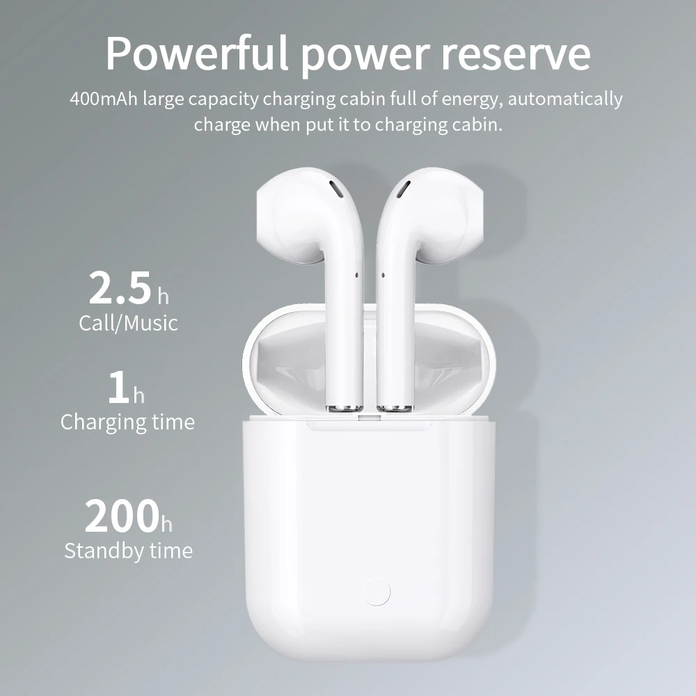  HOCO ES26 Mini Bluetooth Earphones Stereo Bass Wireless Bluetooth 5.0 Headset Earbuds Charging Box  - 33036774591