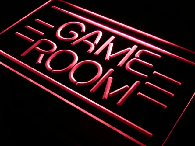 

i338 GAME ROOM Displays Toys TV LED Neon Light Light Signs On/Off Switch 20+ Colors 5 Sizes